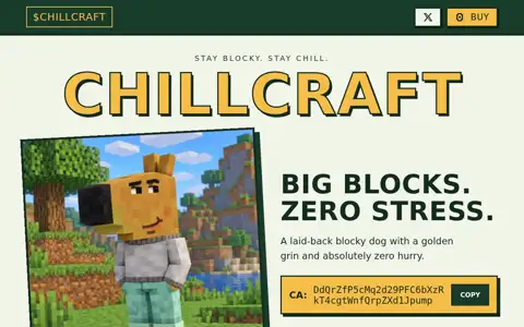 Final frame of the test run on chillcraft.site