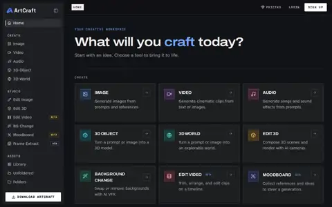 Final frame of the test run on getartcraft.com