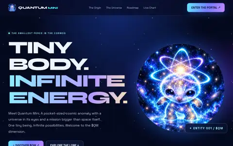 Final frame of the test run on quantummini.site
